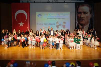 Personel Kreşi'nde yıl sonu heyecanı