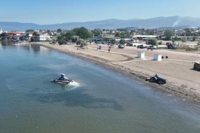 Bursa plajları sezona hazır hale geliyor