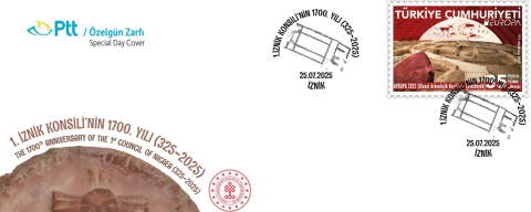 PTT'den İznik için özel gün zarfı