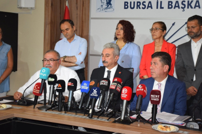 CHP Bursa'dan hukuk dışı müdahalelere tepki!
