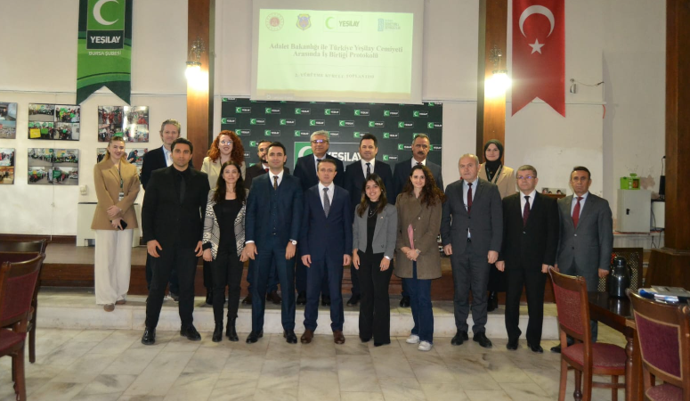 Adalet Bakanlığı ile Yeşilay iş birliğinde yürütülen protokol kapsamında kurulan