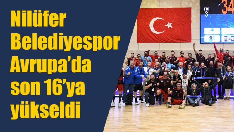 EHF Erkekler Avrupa Kupası’nda Türkiye’yi temsil eden Nilüfer Belediyespor, Lüksemburg