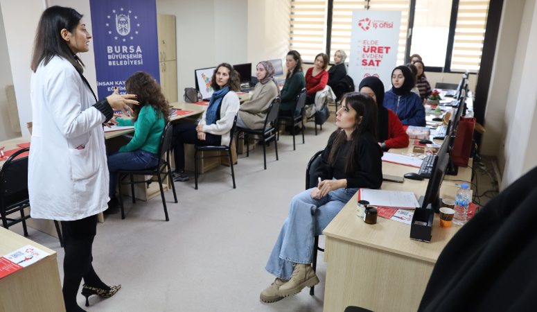 Bursa Büyükşehir Belediyesi, kadınların üretim gücünü artırmak ve ev ekonomisine