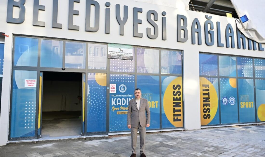 Yıldırım Belediyesi tarafından ilçeye kazandırılacak olan Bağlaraltı Kadın Spor Merkezi