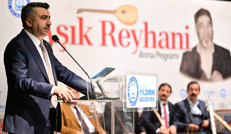 Yıldırım Belediyesi, aşıklık geleneğinin önemli temsilcilerinden Aşık Reyhani’yi anma gecesi