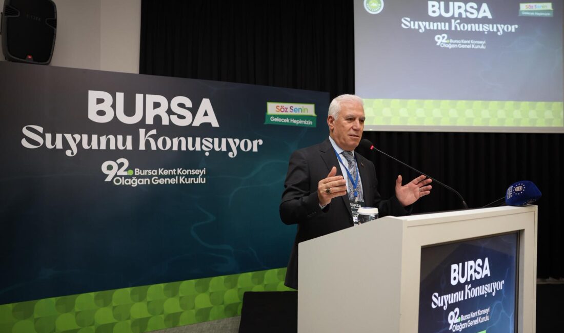 Bursa Kent Konseyi’nin ‘Bursa Suyunu Konuşuyor’ temasıyla düzenlenen 92. Olağan