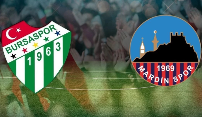 Mardin 1969 Spor ile Bursaspor arasında oynanacak karşılaşma öncesi Mardin