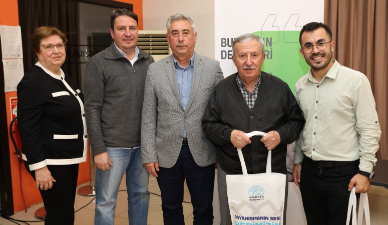Nilüfer Belediyesi’nin düzenlediği “Bursa’nın Değerleri” söyleşisine konuk olan Karagöz ustası