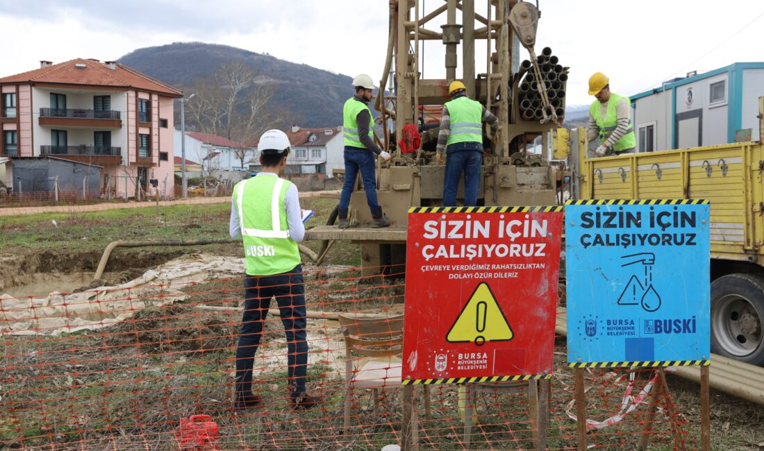 Bursa Büyükşehir Belediyesi’nin BUSKİ Genel Müdürlüğü aracılığıyla İnegöl ilçesi Hocaköy