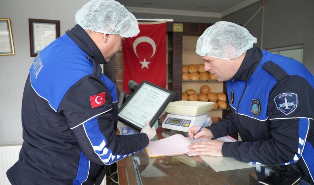 Yenişehir Belediyesi Zabıta Müdürlüğü ekipleri, Ramazan ayı öncesinde halk sağlığını