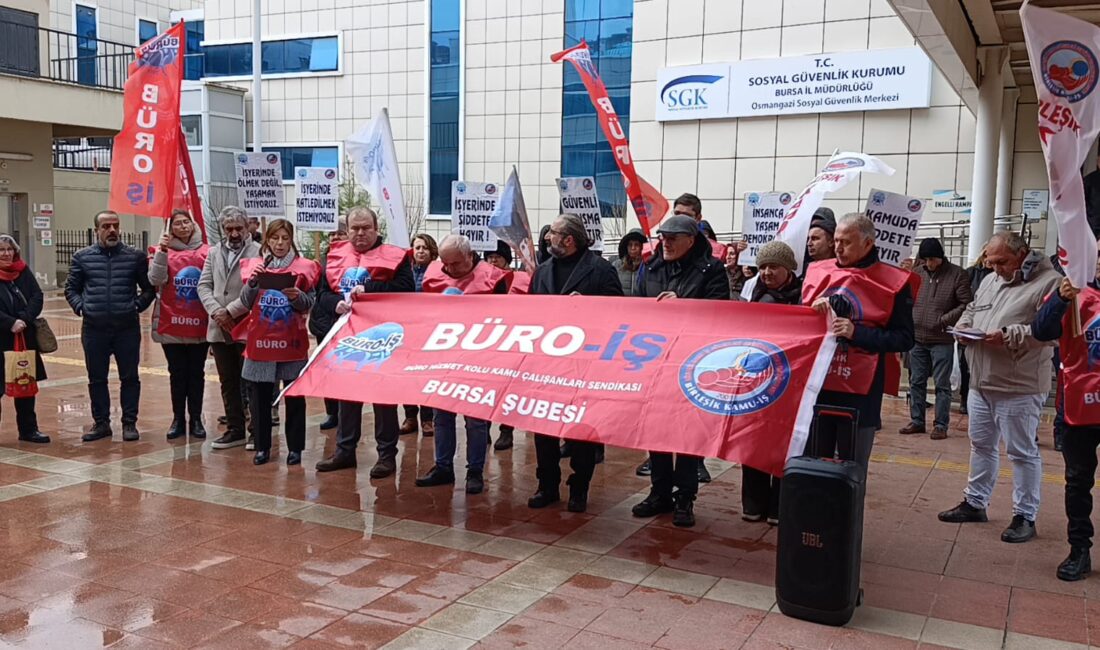 Büro İş Sendikası Bursa Şubesi, Yalova SGK İl Müdürlüğünde görevli