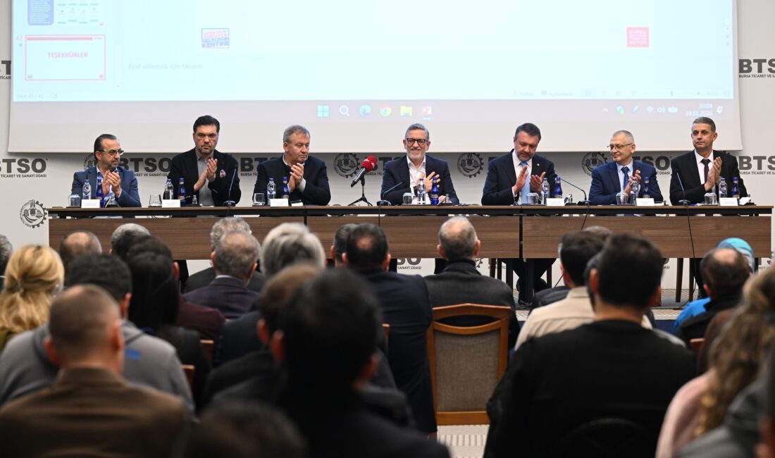 Makine sektör temsilcileri BTSO’da buluştu. 700’den fazla sektör temsilcisinin yoğun