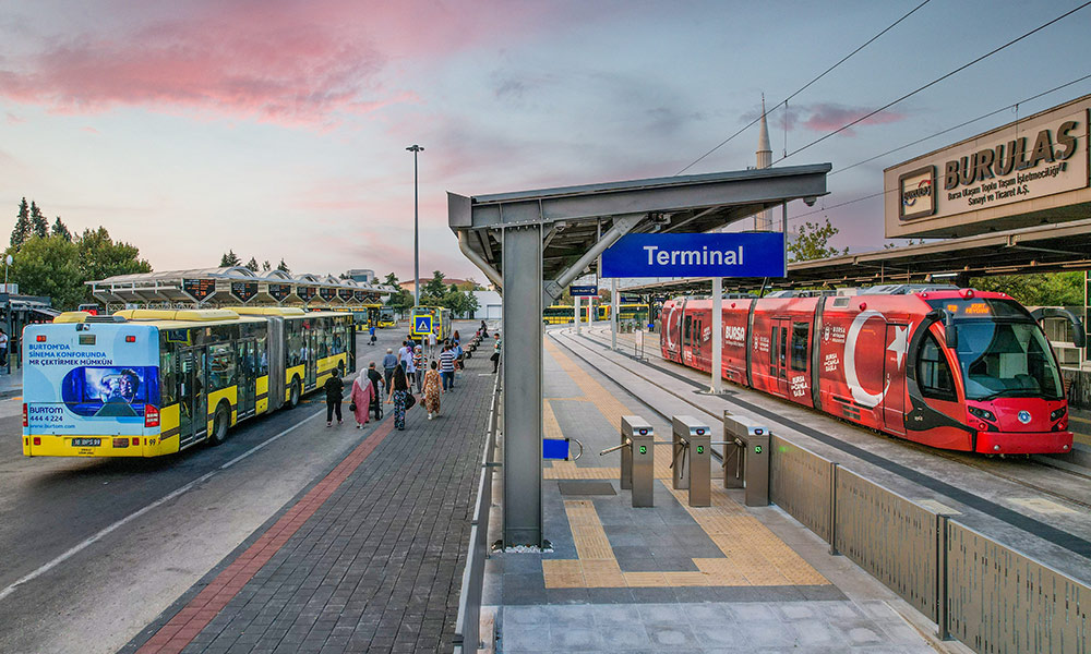 BURULAŞ’ın 2025 verilerine göre Bursa’da otobüs, raylı sistem, deniz ve