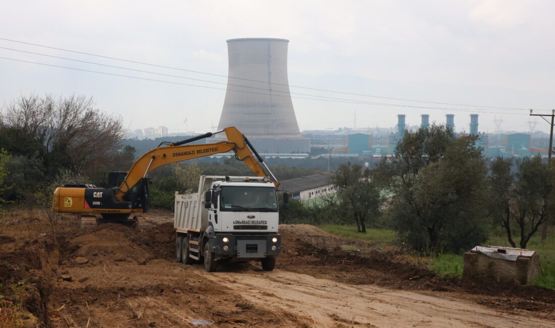 Osmangazi Belediyesi, Karabalçık Mahallesi’nde toplam 455 metre uzunluğunda ve yaklaşık