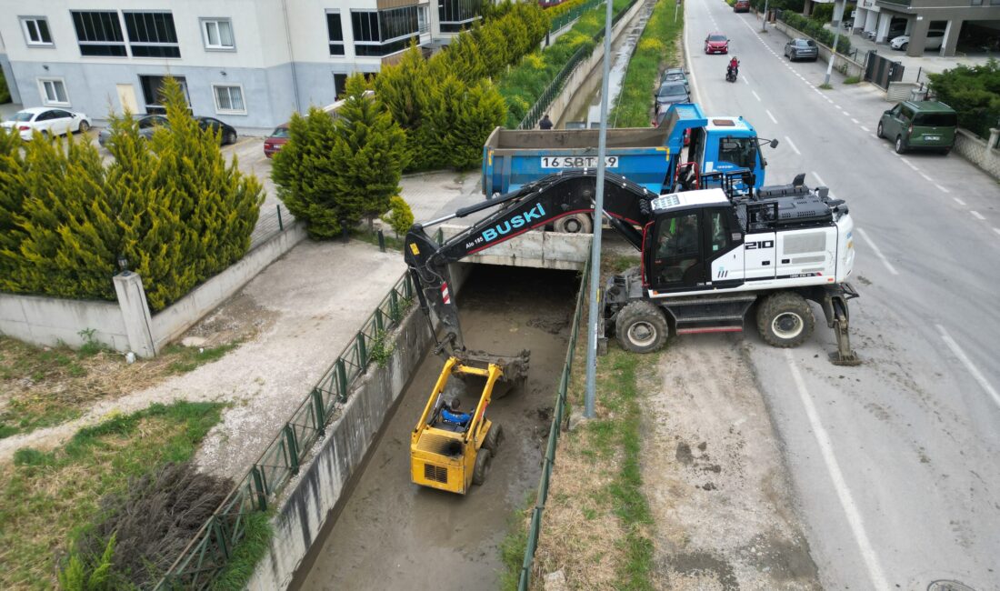 Bursa Büyükşehir Belediyesi BUSKİ Genel Müdürlüğü, kent genelinde sürdürdüğü dere