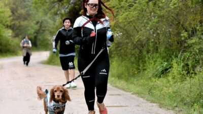 Karacabey’in turizm bölgesi Yeniköy’de yağmura rağmen 450 sporcunun 25 ayrı