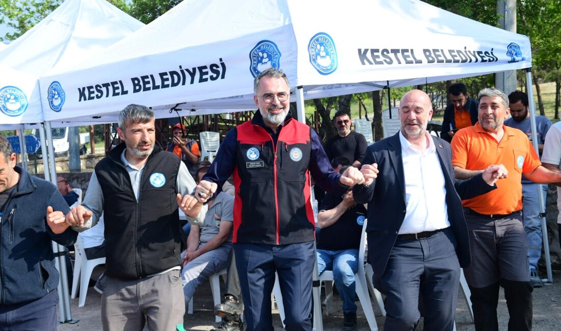 Bursa'da Kestel Belediyesi, 1 Mayıs Emek ve Dayanışma Günü dolayısıyla