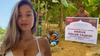 Sosyal medya fenomeni Merve Taşkın, Myanmar'ın batısında bulunan Arakan bölgesinde