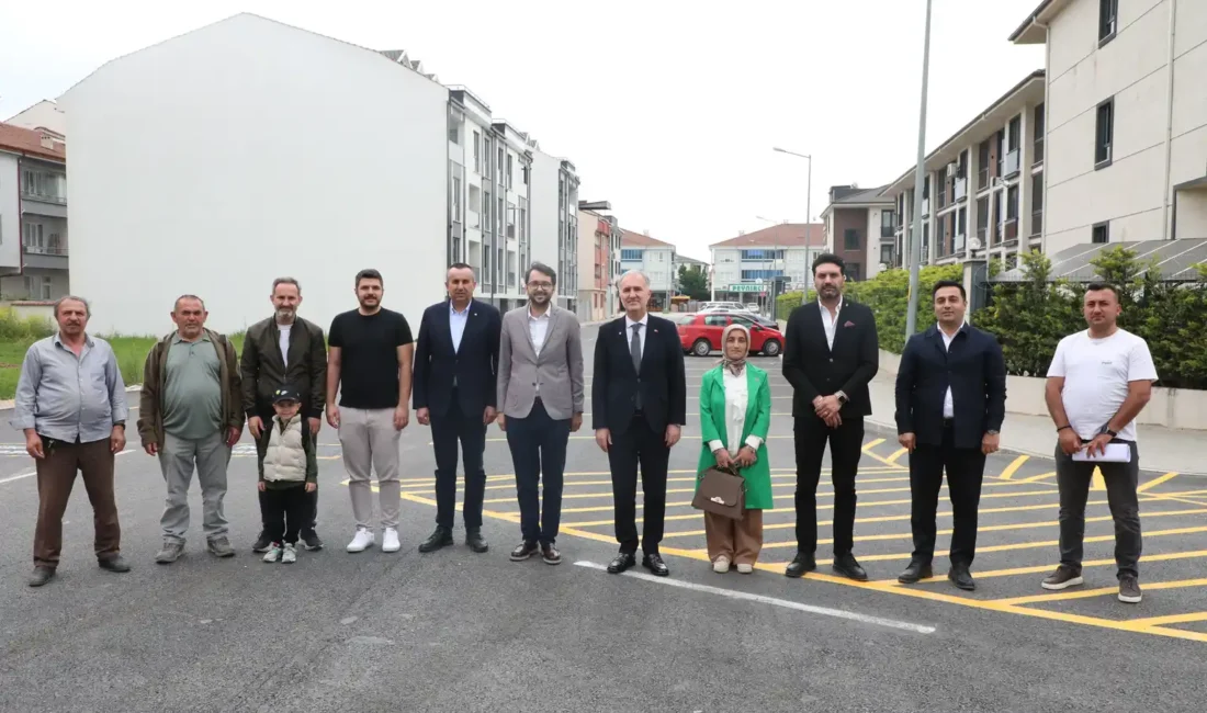 İnegöl Belediyesi, Ertuğrulgazi Mahallesinde altyapısı tamamlanan Memiş ve Şeker Sokaklarda