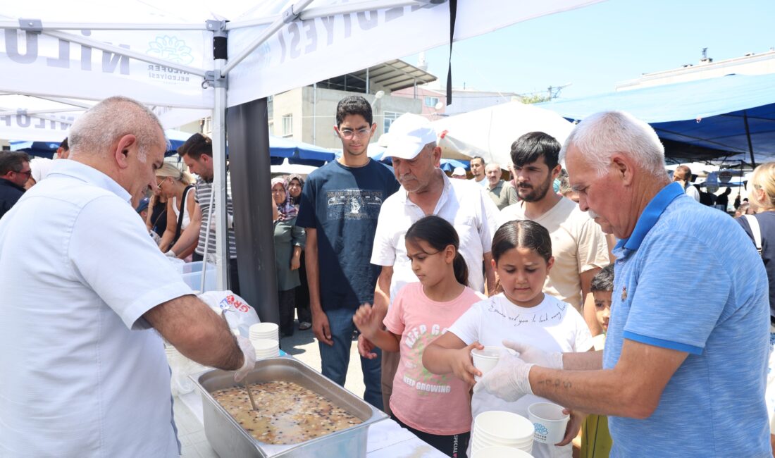 Nilüfer Belediyesi, Muharrem Ayı dolayısıyla aşure ikramlarına Minareliçavuş Mahallesi ile