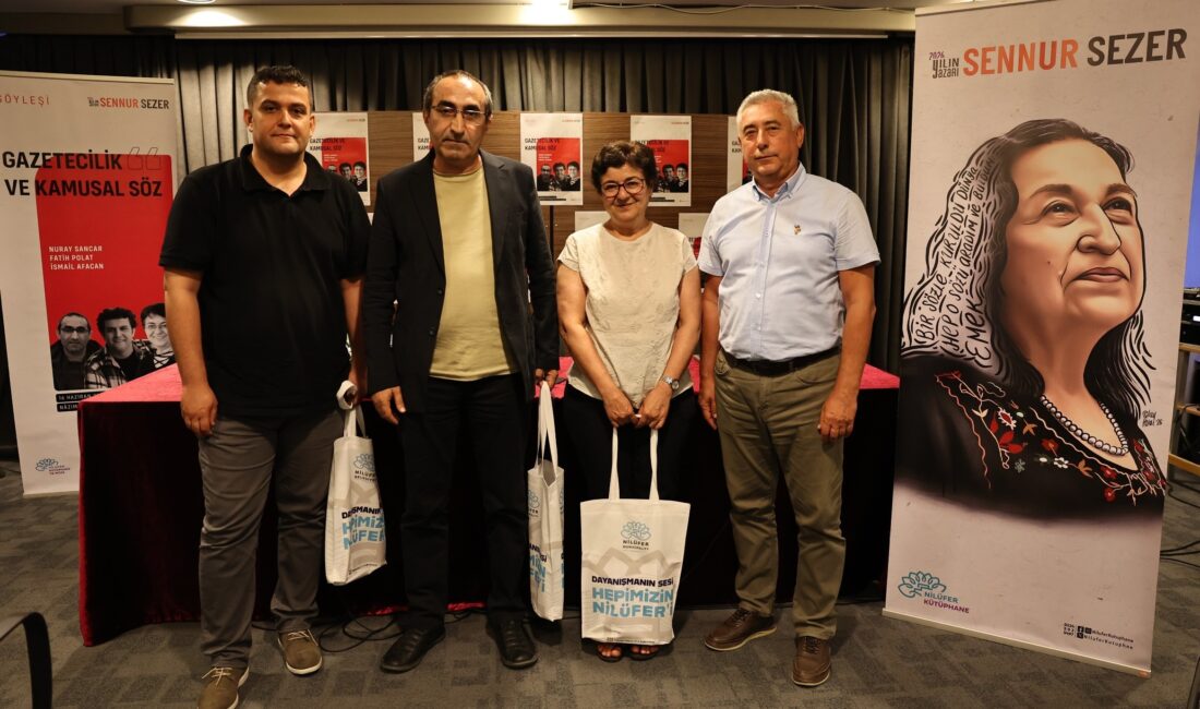 Nilüfer Belediyesi’nin "2026 Yılının Yazarı Sennur Sezer" etkinlikleri kapsamında mesai