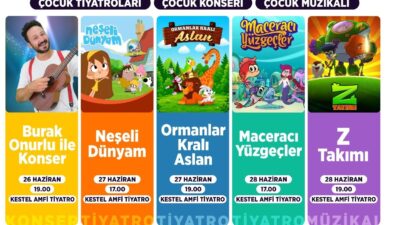 Kestel Belediyesi, eğitim öğretim yılını tamamlayan çocuklar için birbirinden renkli