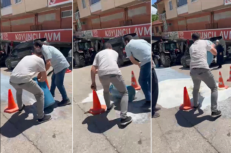 Bursa'nın Keles ilçesinde sütlerini belediye önüne döken üreticiyle ilgili gerçek