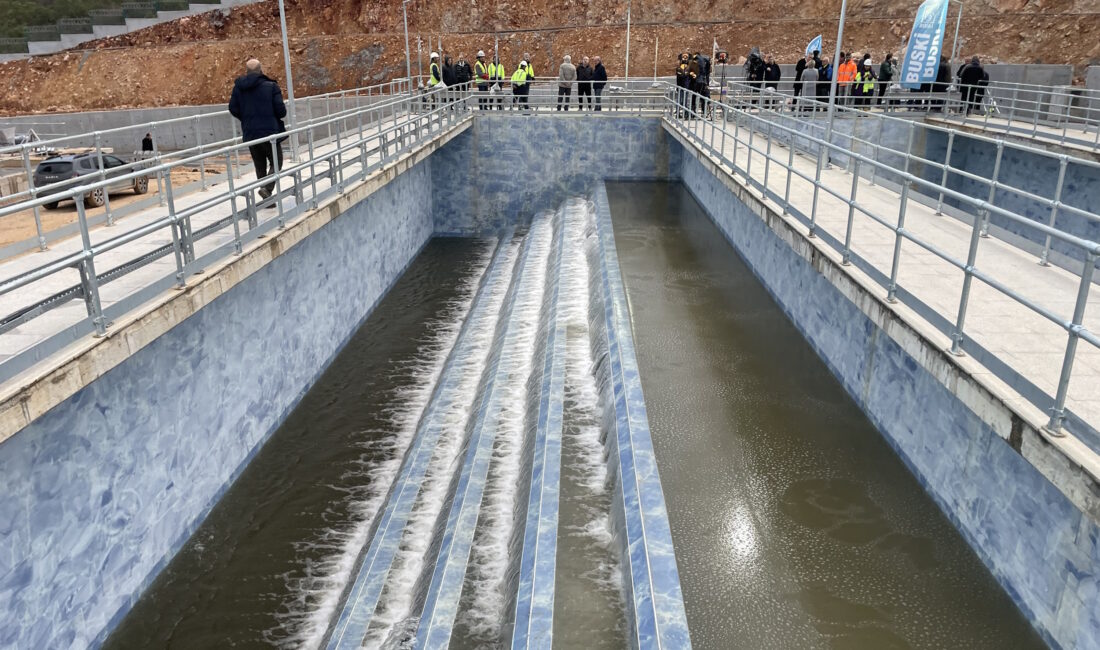 BUSKİ Genel Müdürlüğü tarafından yapımı tamamlanan Çınarcık İçme Suyu Arıtma