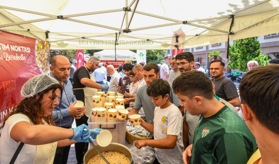 Osmangazi Belediyesi tarafından Muharrem ayının paylaşma, dayanışma ve bereket geleneğini