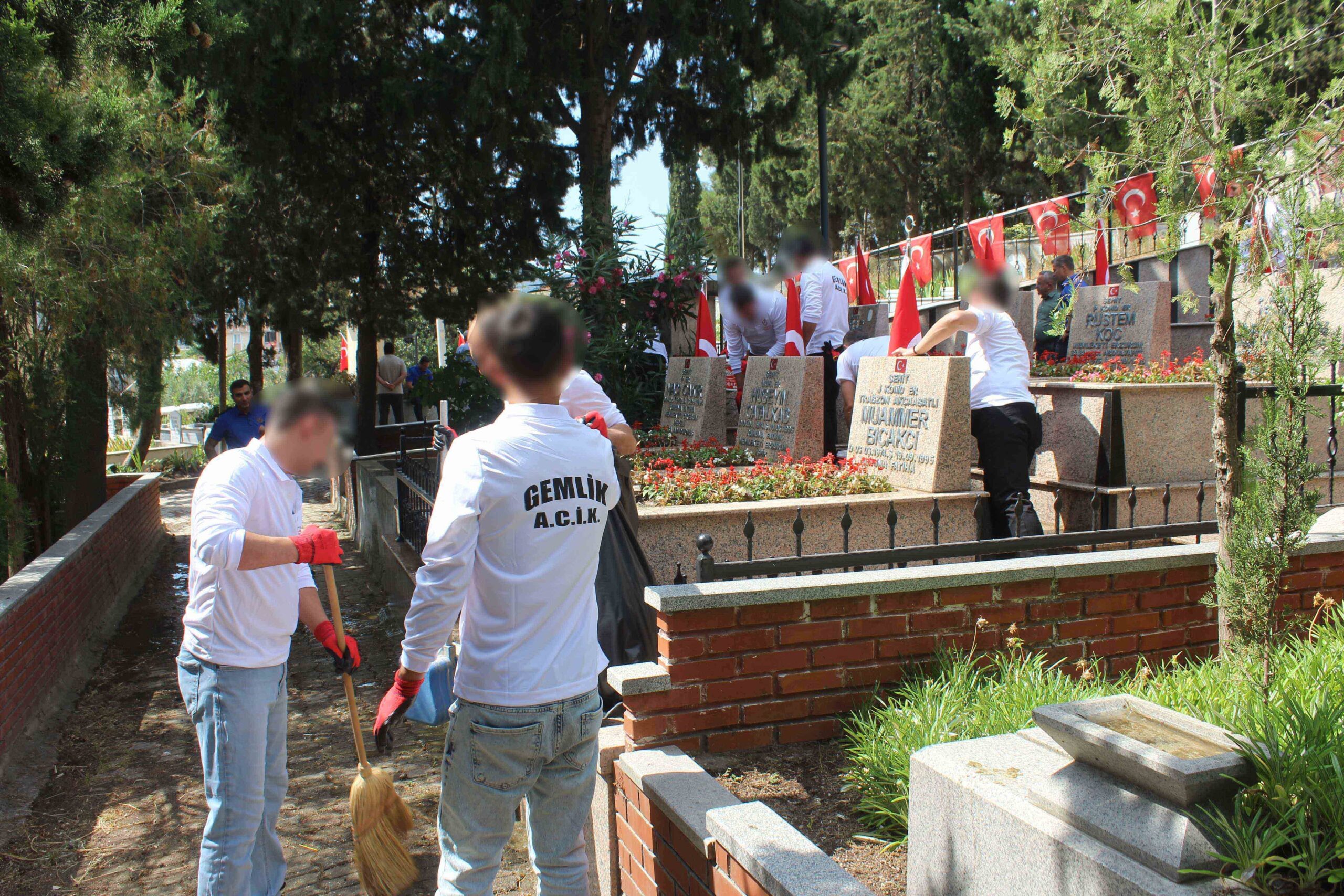 Bursa'nın Gemlik ilçesinde Açık Ceza İnfaz Kurumu tarafından, 15 Temmuz