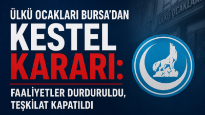 Ülkü Ocakları Bursa İl Başkanlığı, Kestel Ülkü Ocaklarının faaliyetlerinin durdurulduğunu