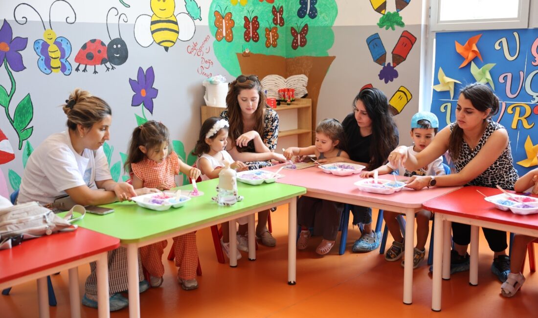 Gemlik Belediyesi, çocukların yaz tatilini hem eğlenerek hem de öğrenerek