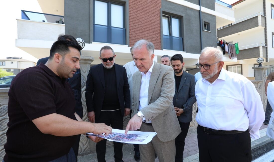 İnegöl Belediyesi, Yeni Mahallede altyapı çalışmaları tamamlanan bölgede 11 sokakta