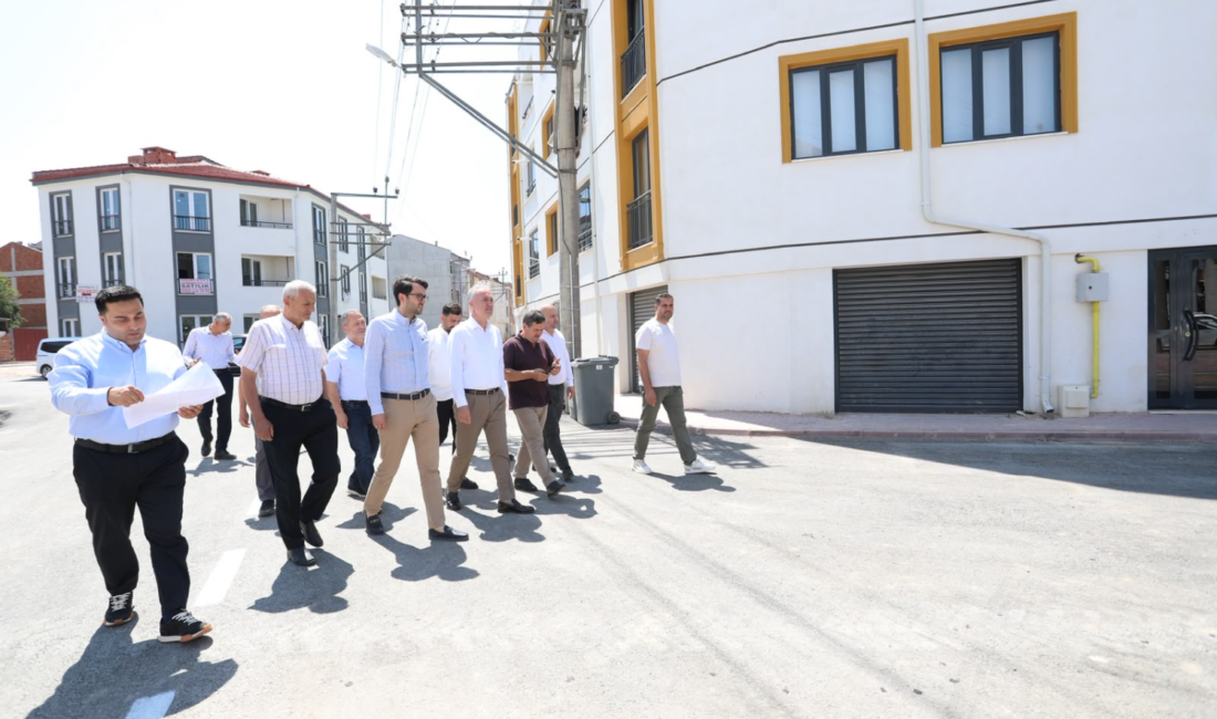 İnegöl Belediye Başkanı Alper Taban, Mesudiye Mahallesi Şehit Er Şenol